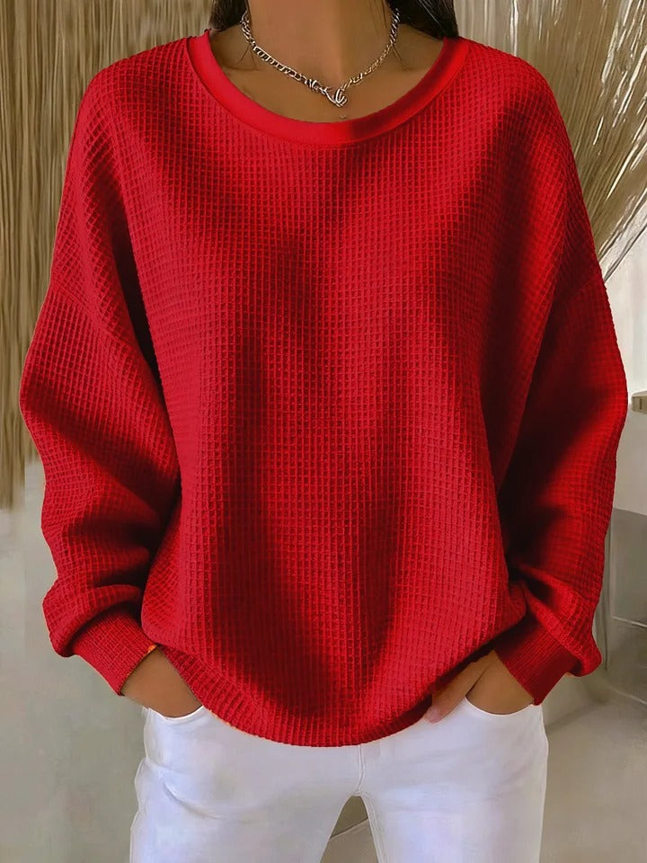 Scarlet™ | Pull en maille gaufrée pour femmes