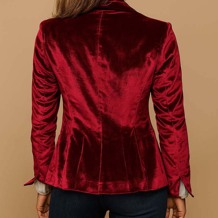 Rive | Blazer Retro Slim Fit avec Revers et Poches pour Femmes