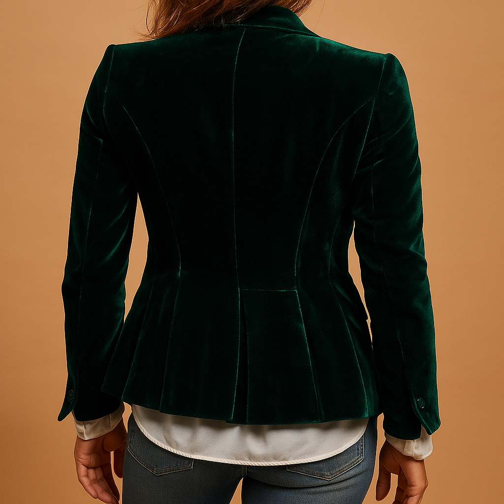 Rive | Blazer Retro Slim Fit avec Revers et Poches pour Femmes