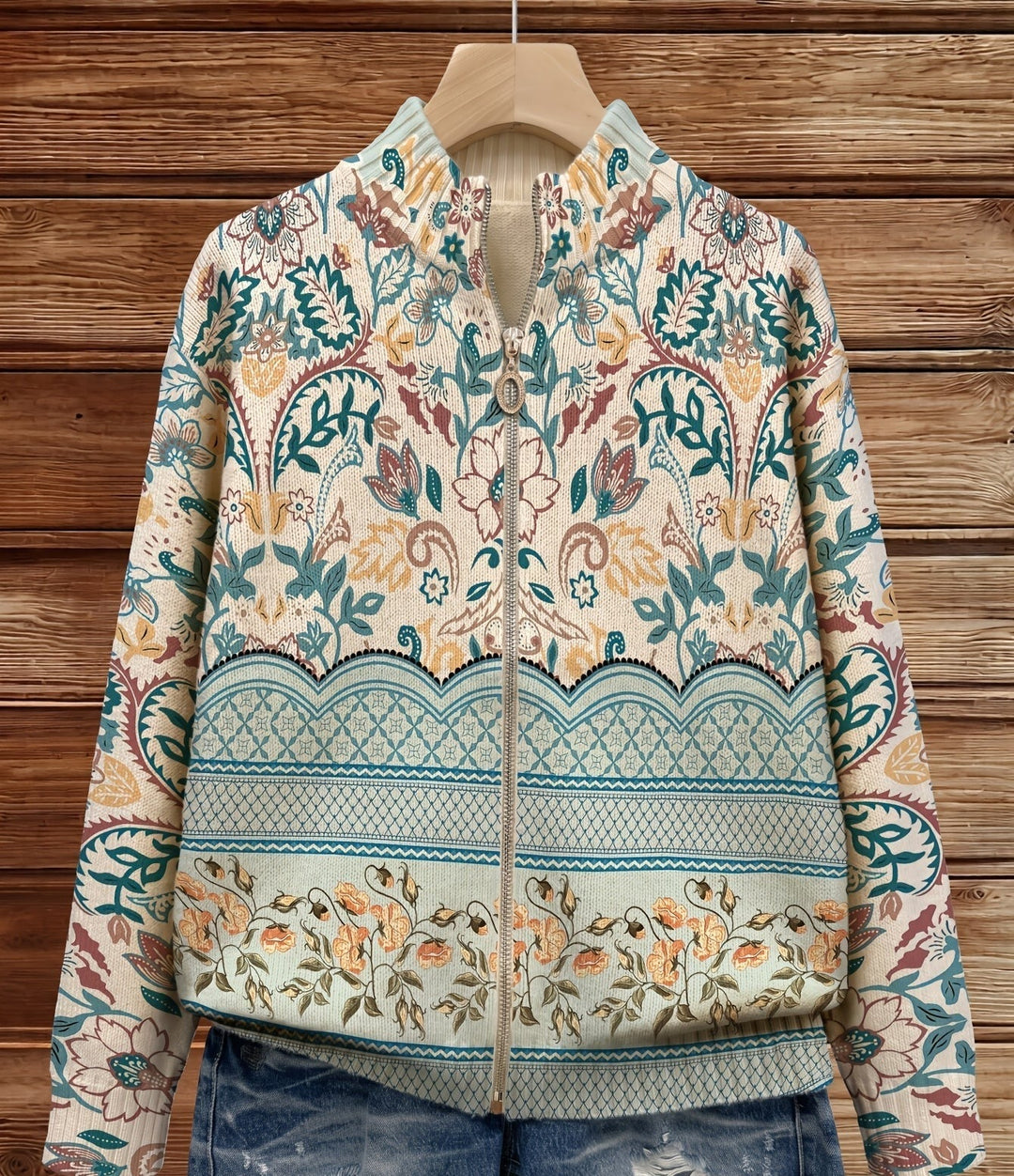 Sybilla™ | Imprimé de bordure botanique florale vintage