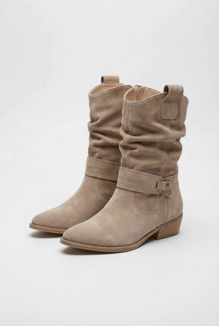 Mireille | Bottines Abricot Élégantes