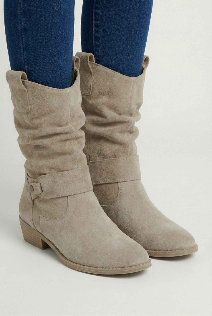 Mireille | Bottines Abricot Élégantes