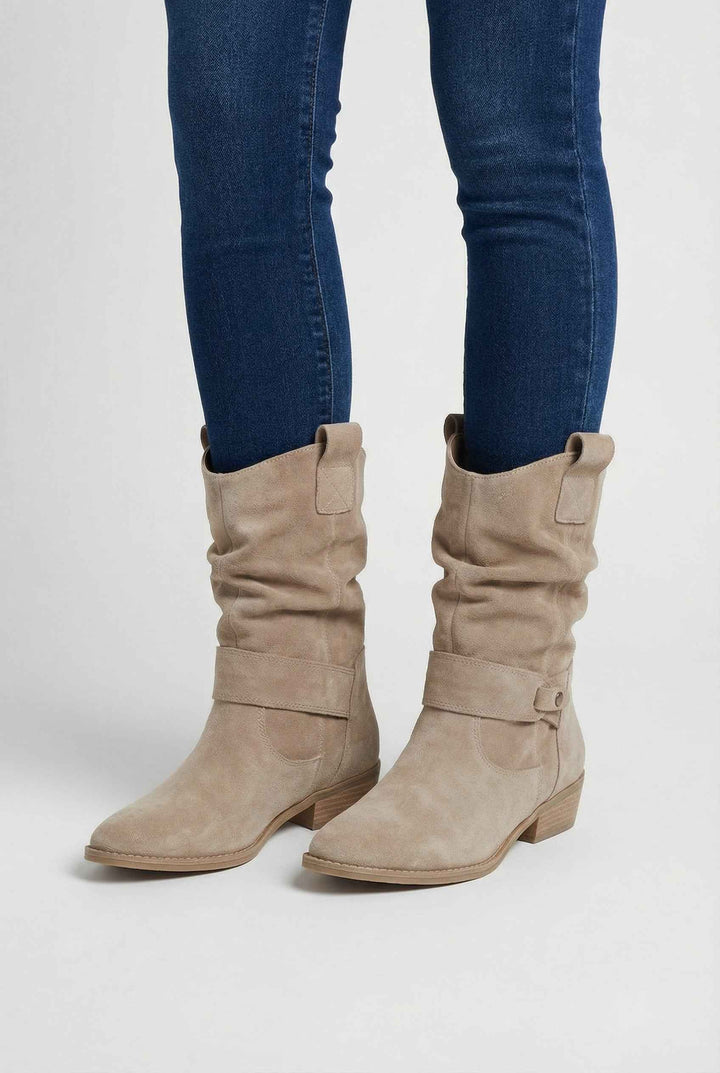 Mireille | Bottines Abricot Élégantes