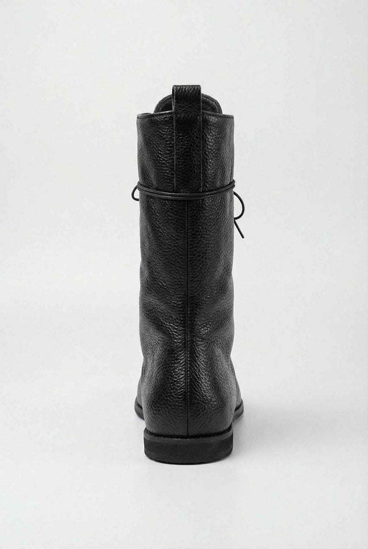 Maëlle | Bottines Noires Élégantes à Lacets