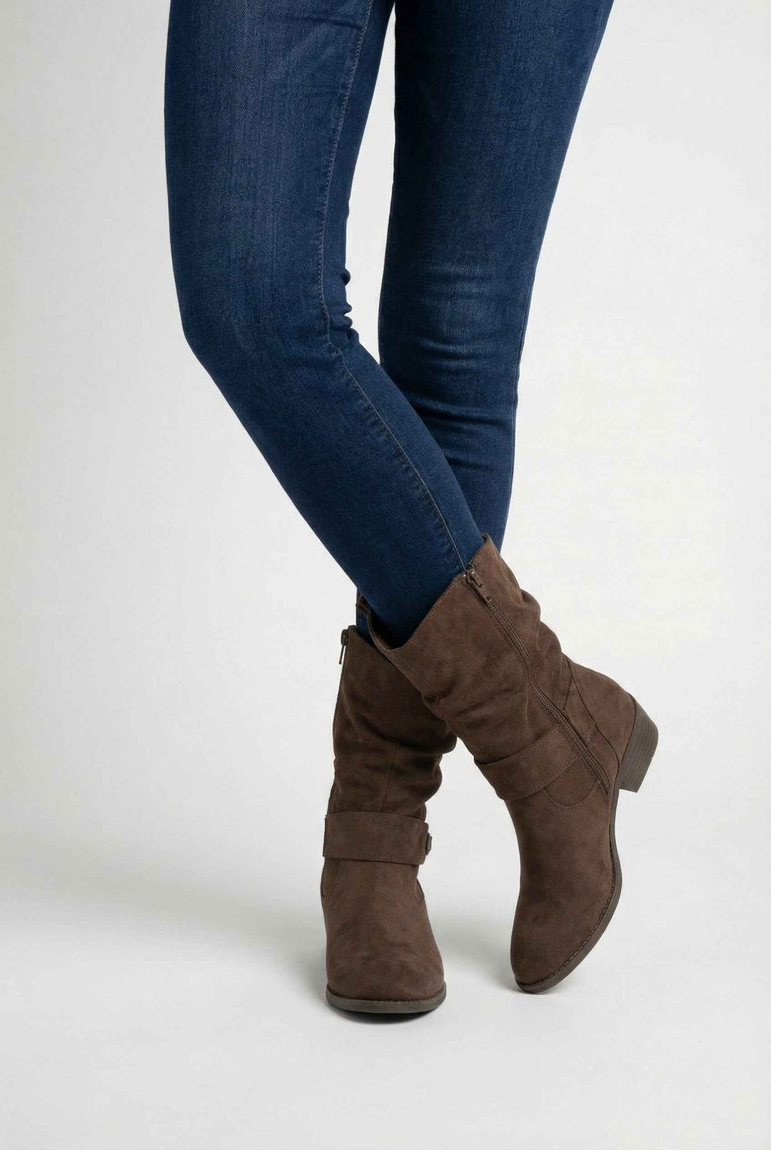 Victoria | Bottines Élégantes Brun Foncé