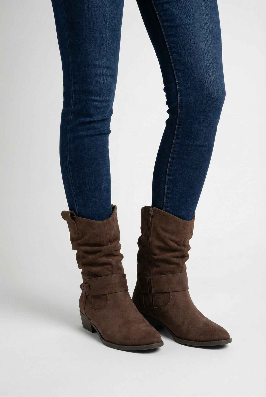 Victoria | Bottines Élégantes Brun Foncé