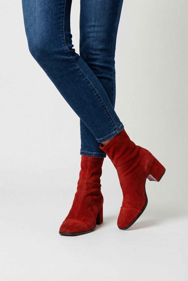 Célestine | Bottines Rétro à Talon Élégant