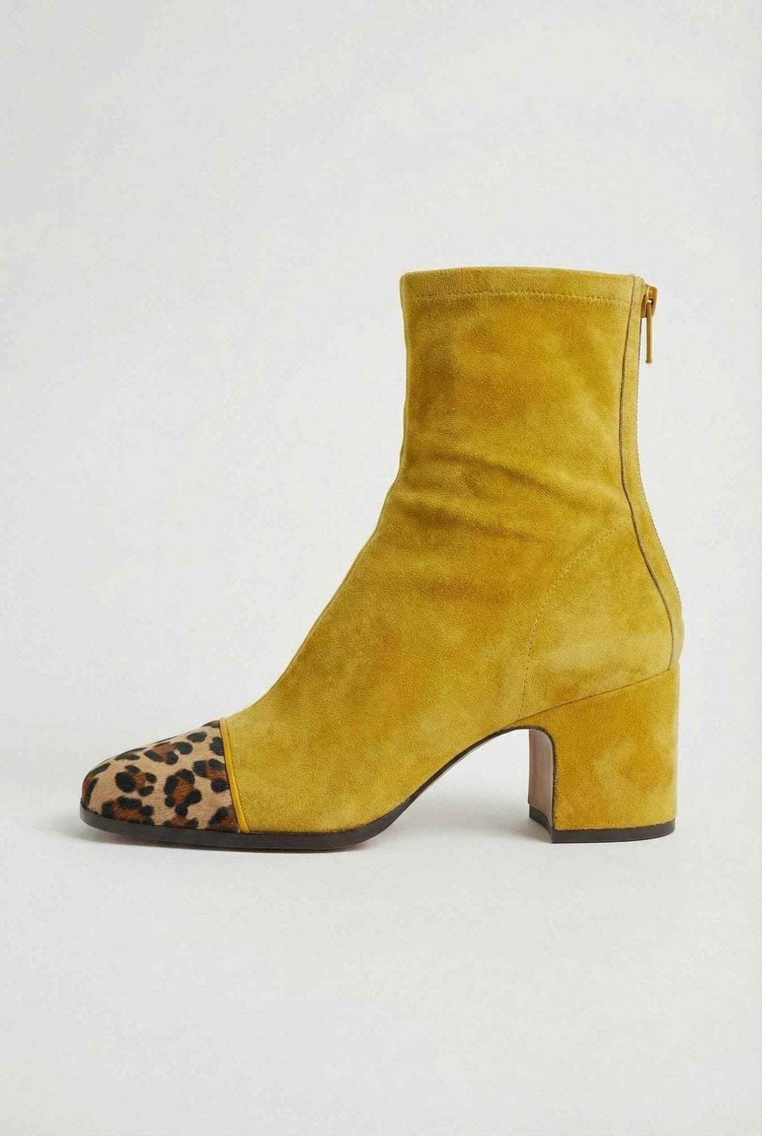 Amandine | Bottines Élégantes Jaunes