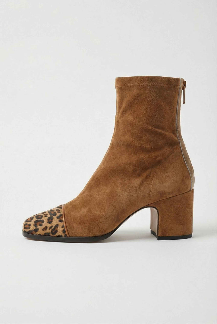 Romane | Bottines Marron Élégantes à Lacets