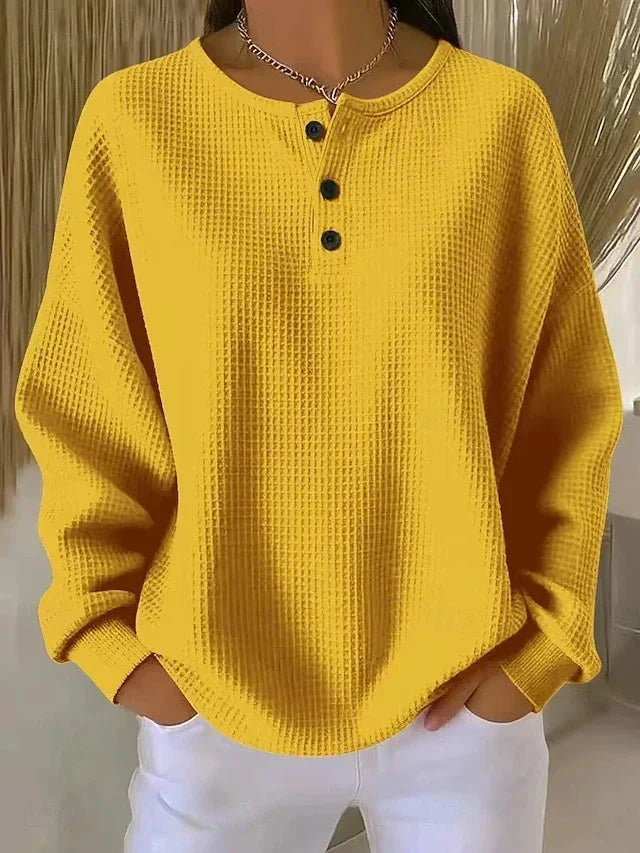 Juniper™ | Pull en maille gaufrée pour femmes
